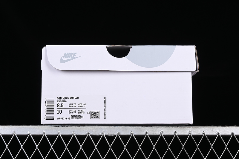 Nike Air Force 1 '07 Mid White/Silver 31