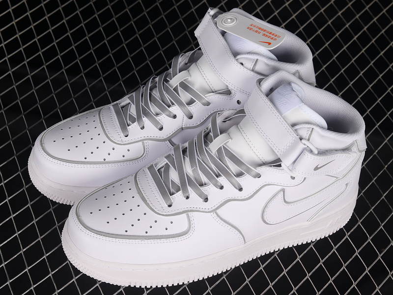 Nike Air Force 1 '07 Mid White/Silver/White 29