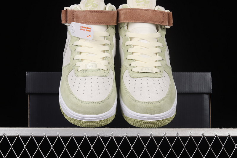 Nike Air Force 1 '07 Mid White/Grey/Brown/Green 15