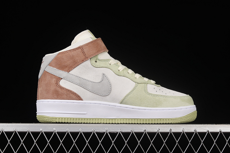 Nike Air Force 1 '07 Mid White/Grey/Brown/Green 31