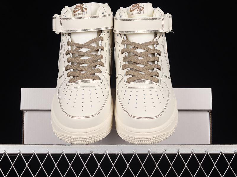 Air Force 1 Mid 07 Cream White/White/Brown 31