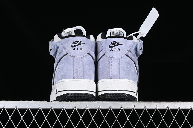 Nike Air Force 1 '07 Mid White/Blue/Black 19