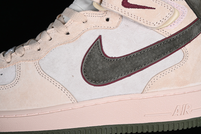 Nike Air Force 1 '07 Mid White/Pink/Green/Red 23