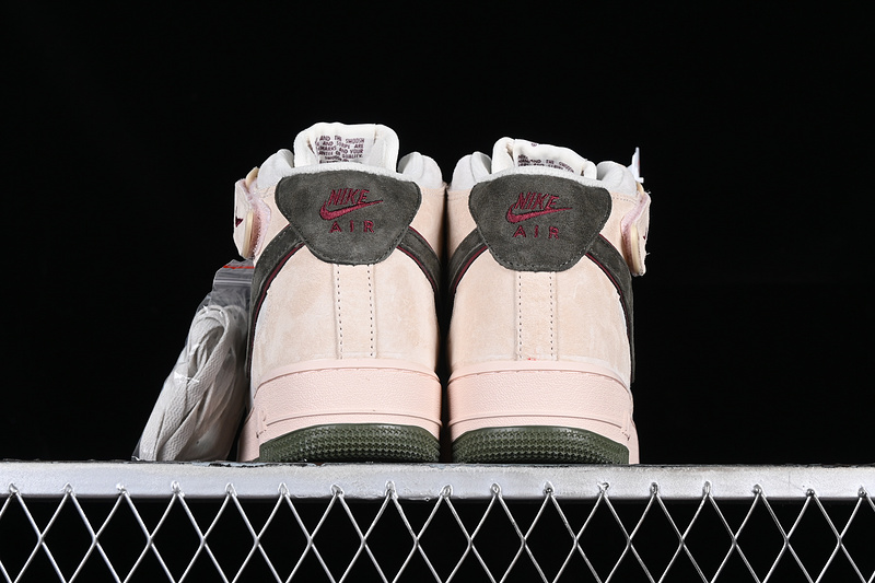 Nike Air Force 1 '07 Mid White/Pink/Green/Red 25