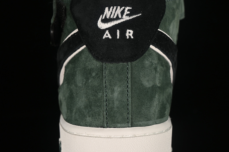 Nike Air Force 1 '07 Mid Black/Green/Grey 19