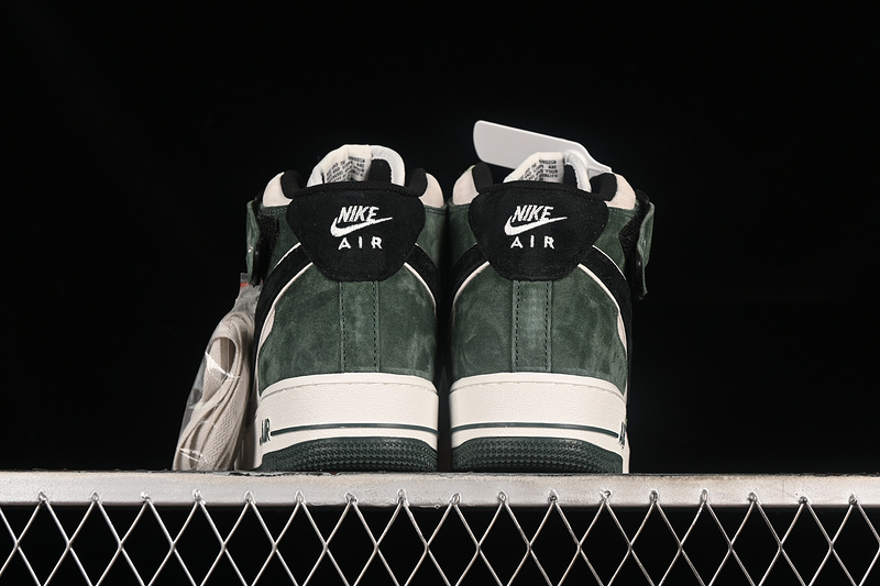 Nike Air Force 1 '07 Mid Black/Green/Grey 29