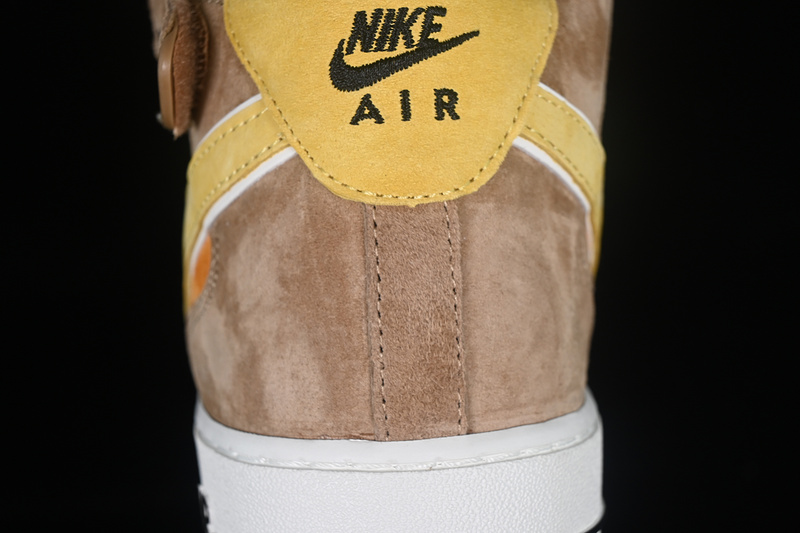 Nike Air Force 1 '07 Mid White/Yellow/Brown 27