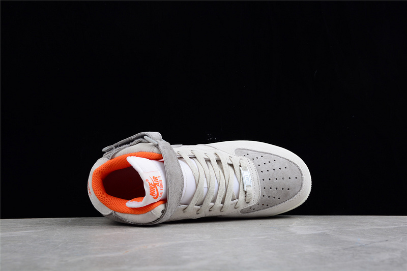 Ow X Air Force 1 Mid 07 Gray/Orange/White 21