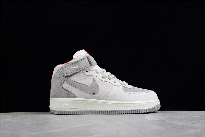 Ow X Air Force 1 Mid 07 Gray/Orange/White 27