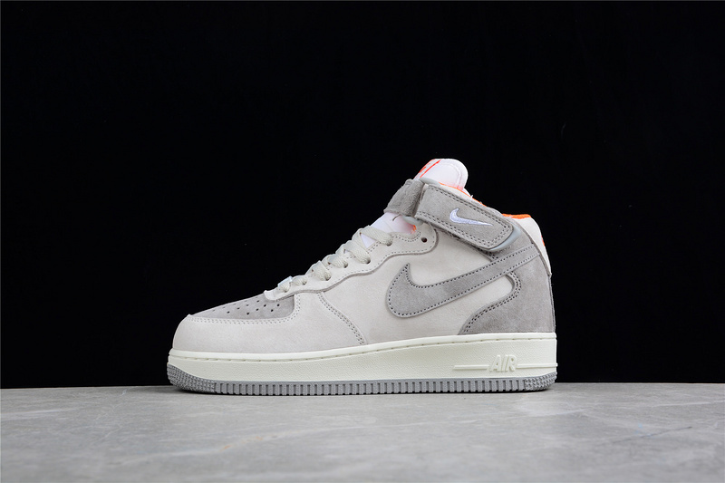 Ow X Air Force 1 Mid 07 Gray/Orange/White 31