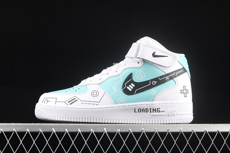 Nike Air Force 1 '07 Mid Ps5 White/Black/Green 17