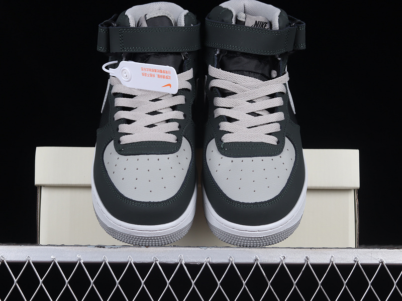 Nike Air Force 1 '07 Mid Black/White/Grey 7