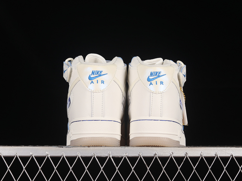 Nike Air Force 1 '07 Mid Pearl White/Pearl White/Sky Blue 25