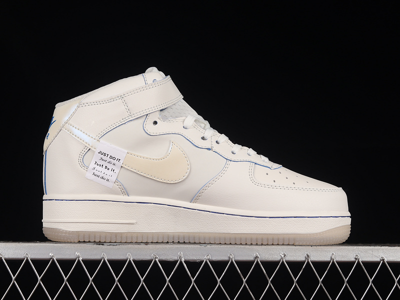 Nike Air Force 1 '07 Mid Pearl White/Pearl White/Sky Blue 31