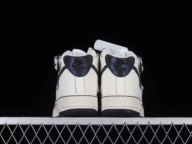 Air Force 1 Mid 07 Colorful Black White/White/Black 5