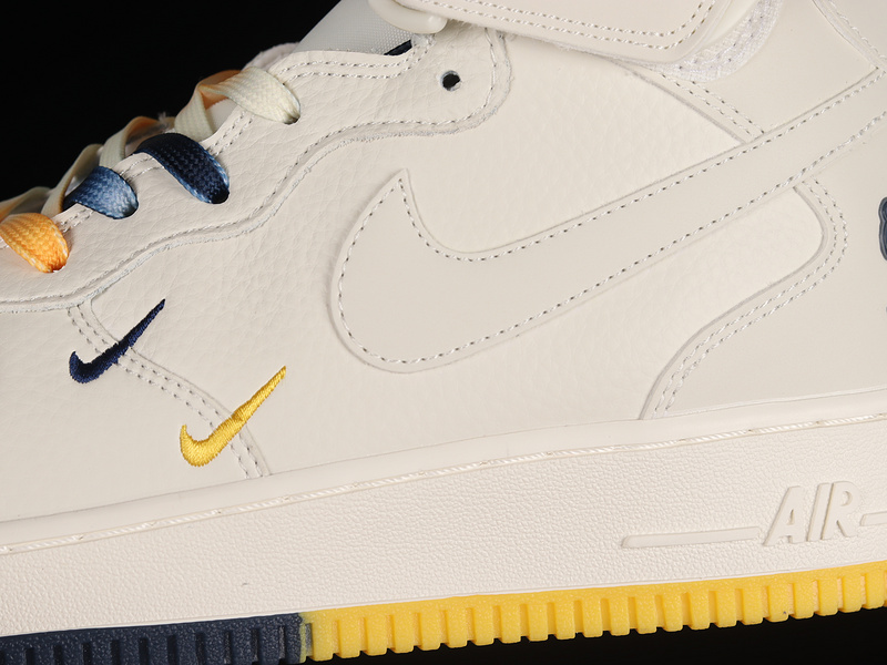 Nike Air Force 1 '07 Mid Yellow/Blue 7