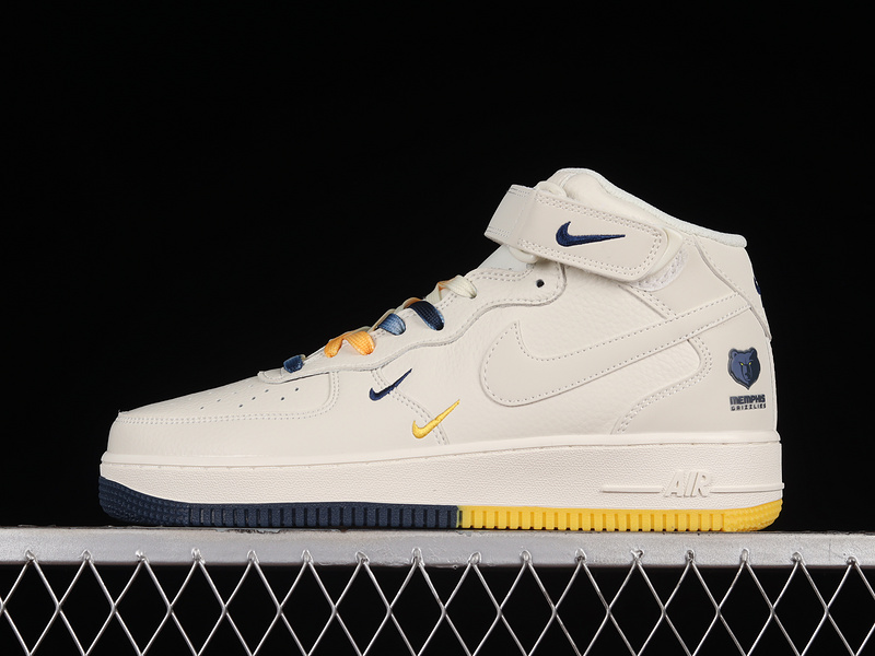 Nike Air Force 1 '07 Mid Yellow/Blue 27