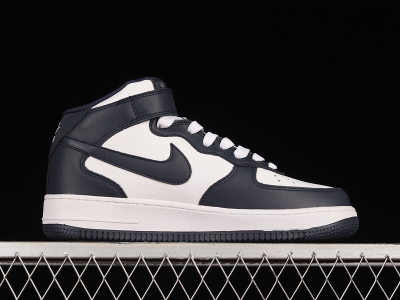 Air Force 1 Mid 07 Black/White/Dark Blue 23