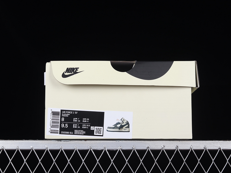 Air Force 1 Low 07 Hacker White/Black/Dark Brown 15