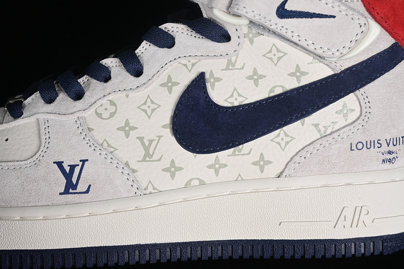 Nike Air Force 1 '07 Low L*V White/Grey/Blue 13