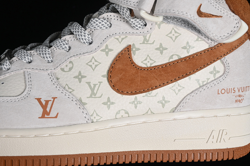 Nike Air Force 1 '07 Low L*V Grey/Brown/White 9