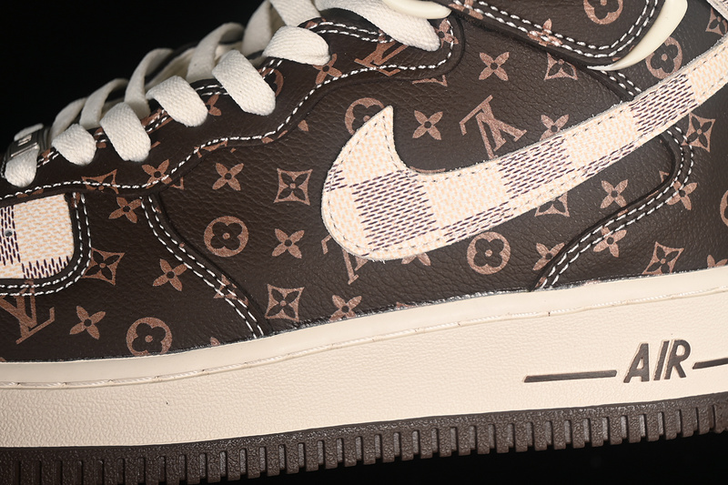 Nike Air Force 1 '07 Mid L*V Grey/Brown 9