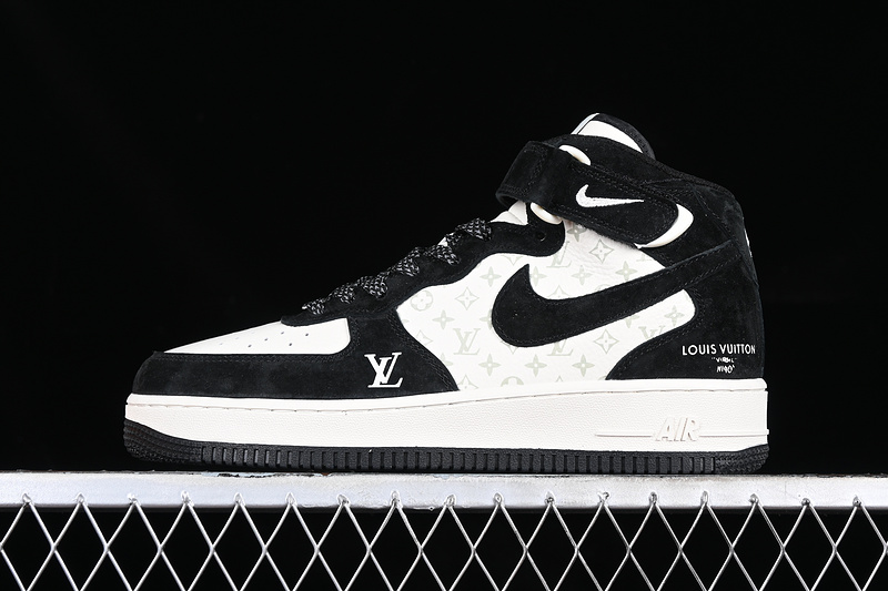 Nike Air Force 1 '07 Mid L*V White/Grey/Black 5