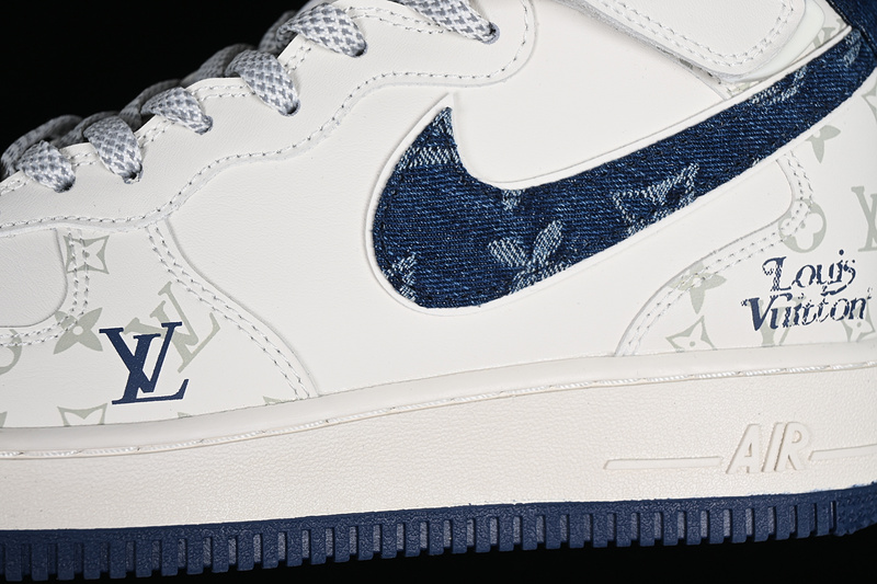 Nike Air Force 1 '07 Mid L*V White/Grey/Blue 11