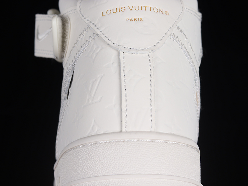 L*V X Air Force 1 Mid 07 White/White/White 9