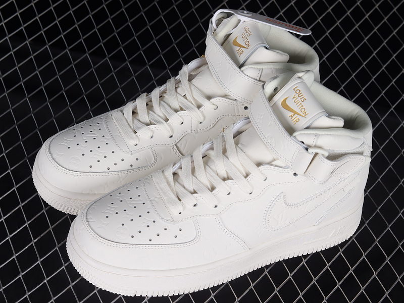 L*V X Air Force 1 Mid 07 White/White/White 25