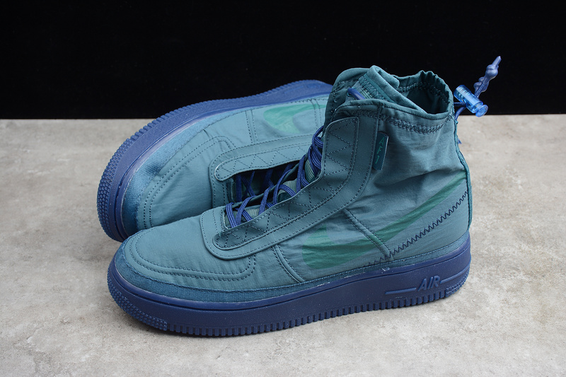 Air Force 1 High Shell Midnight Turquoise Navy Blue/Blue 21