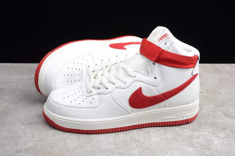 Air Force 1 High Retro Nai Ke Summit White/University Red 9