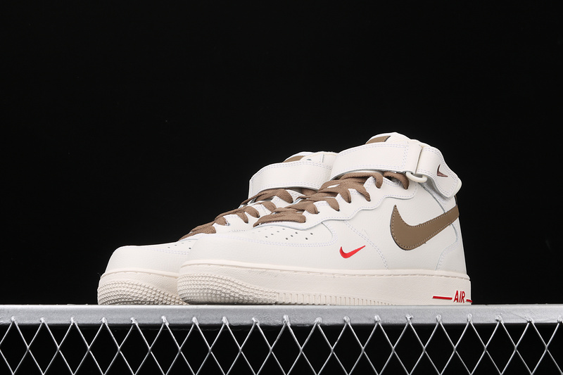 Air Force 1 High Yohood Shoes Rice White/Sandy Beige 5