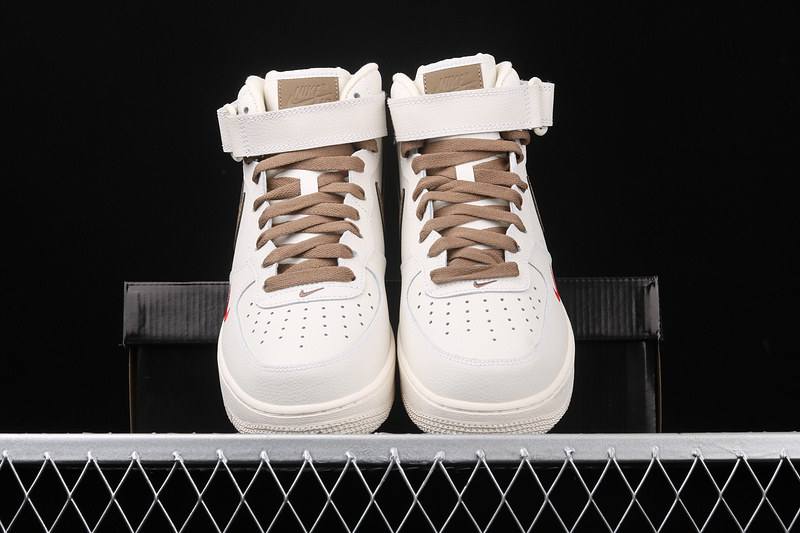 Air Force 1 High Yohood Shoes Rice White/Sandy Beige 23