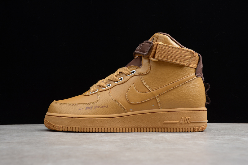 Air Force 1 High Utility Wheat Gold/Muted Bronze-Light Cream 7