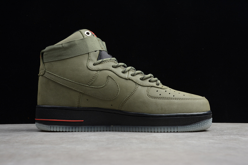 Air Force 1 High 07 Flax Green/Black 11