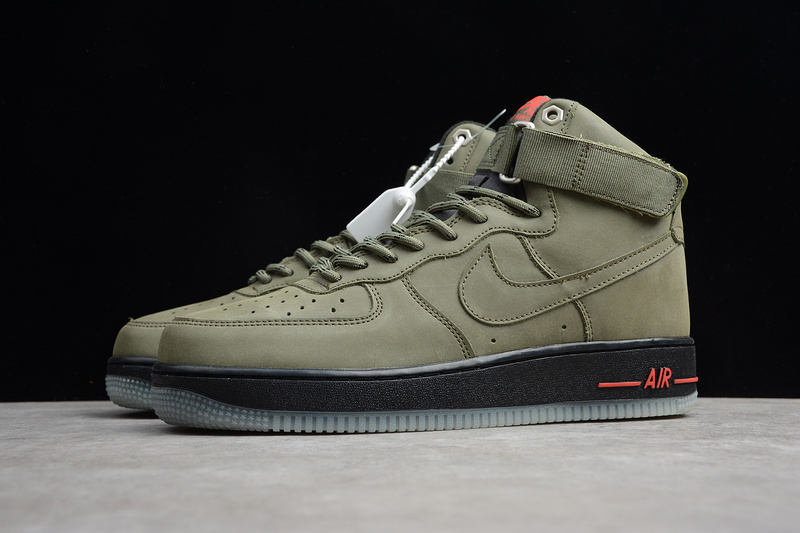 Air Force 1 High 07 Flax Green/Black 19