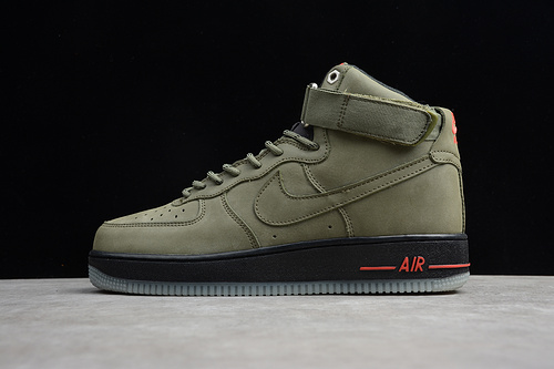 Air Force 1 High 07 Flax Green/Black 29