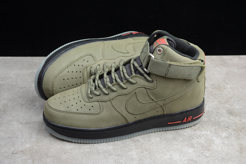 Air Force 1 High 07 Flax Green/Black 31