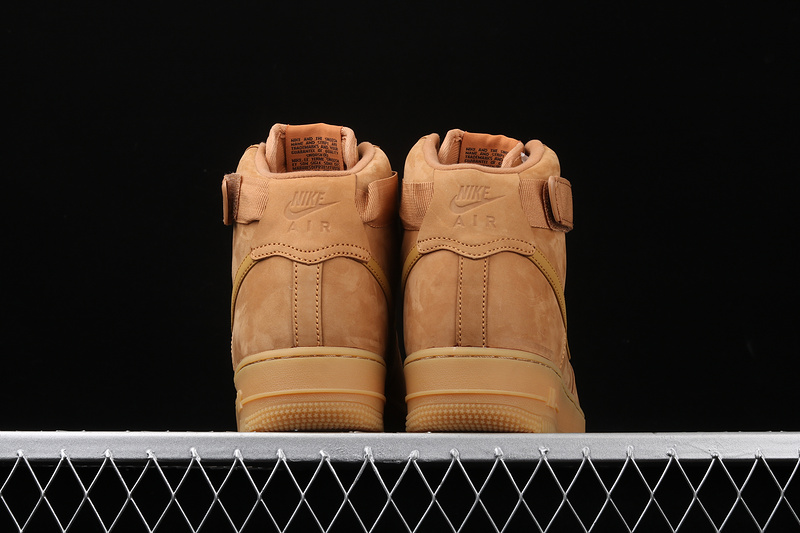 Air Force 1 High Flax/Wheat-Gum Light Brown-Black 27