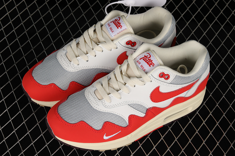 Patta X Air Max 1 Monarch White/Martian Sunrise-Wolf Grey 17