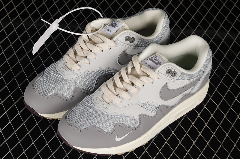 Patta X Air Max 1 Grey White/Light Grey/White 5