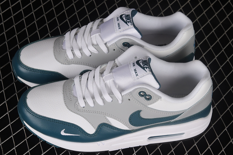 Air Max 1 Lv8 White/Dark Teal Green/Wolf Grey/Black 9