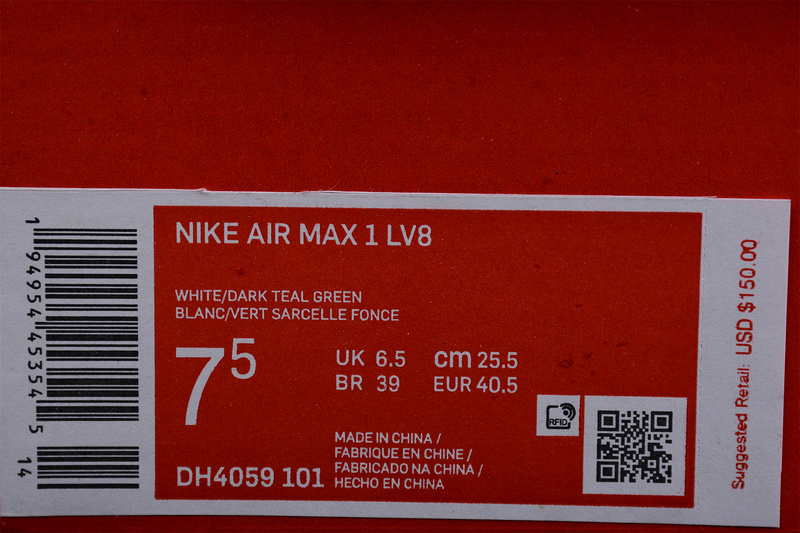 Air Max 1 Lv8 White/Grey/Navy Blue 5