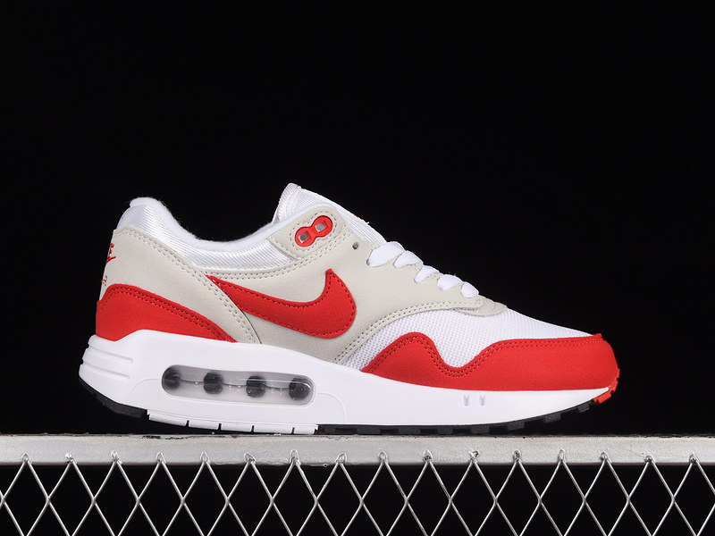 Air Max 1 86 Og White/University Red/Light Neutral Grey 9