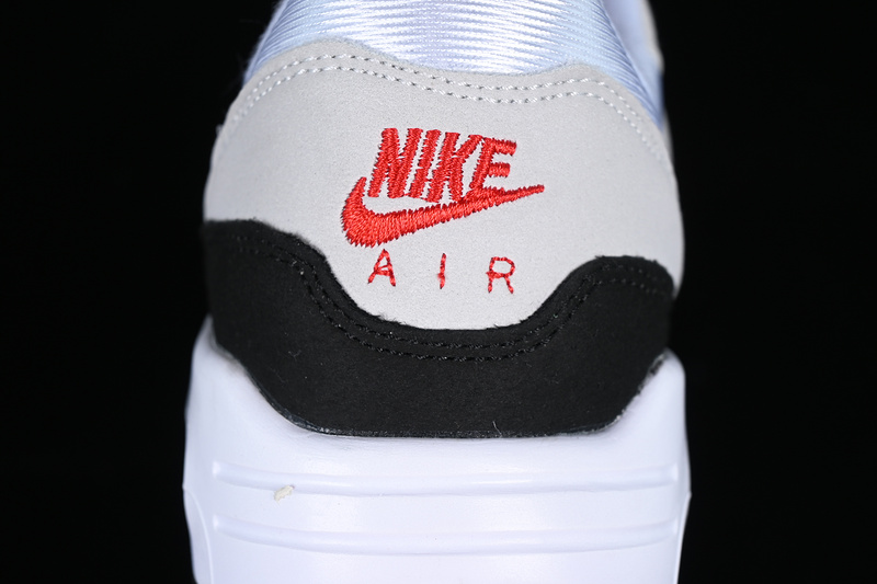 Air Max 1 White/Black/Red/Grey 11