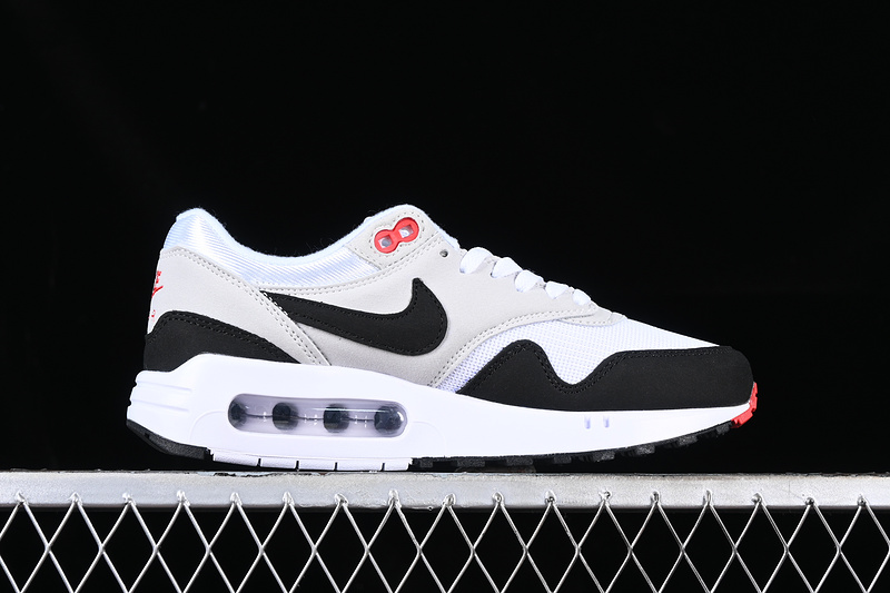 Air Max 1 White/Black/Red/Grey 23