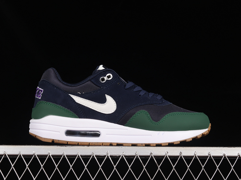 Air Max 1 Qs Letterman Pack Obsidian/White/Midnight Navy/Gorge Green 13