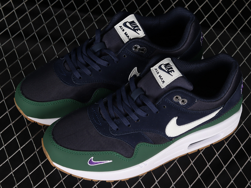 Air Max 1 Qs Letterman Pack Obsidian/White/Midnight Navy/Gorge Green 15