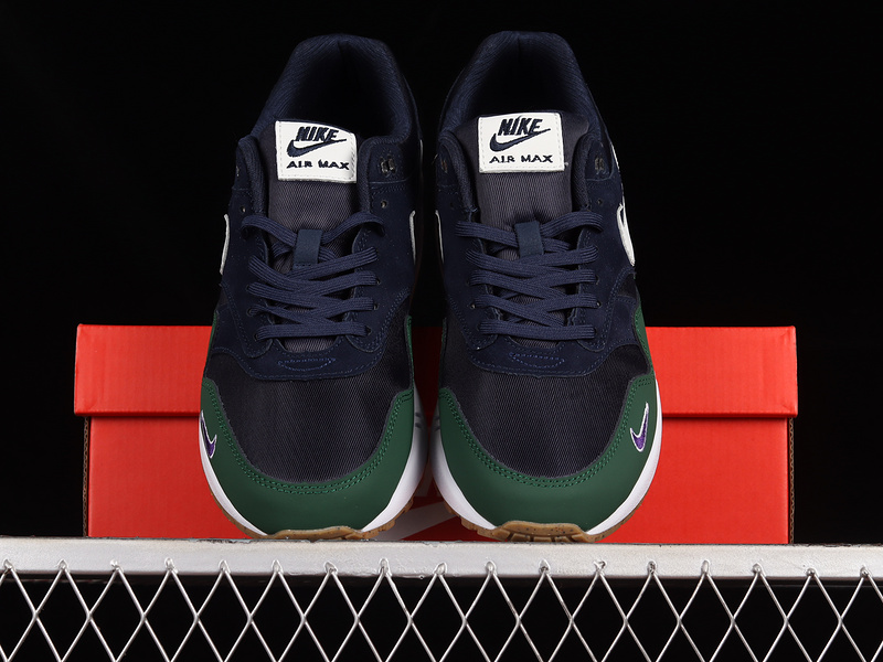 Air Max 1 Qs Letterman Pack Obsidian/White/Midnight Navy/Gorge Green 29